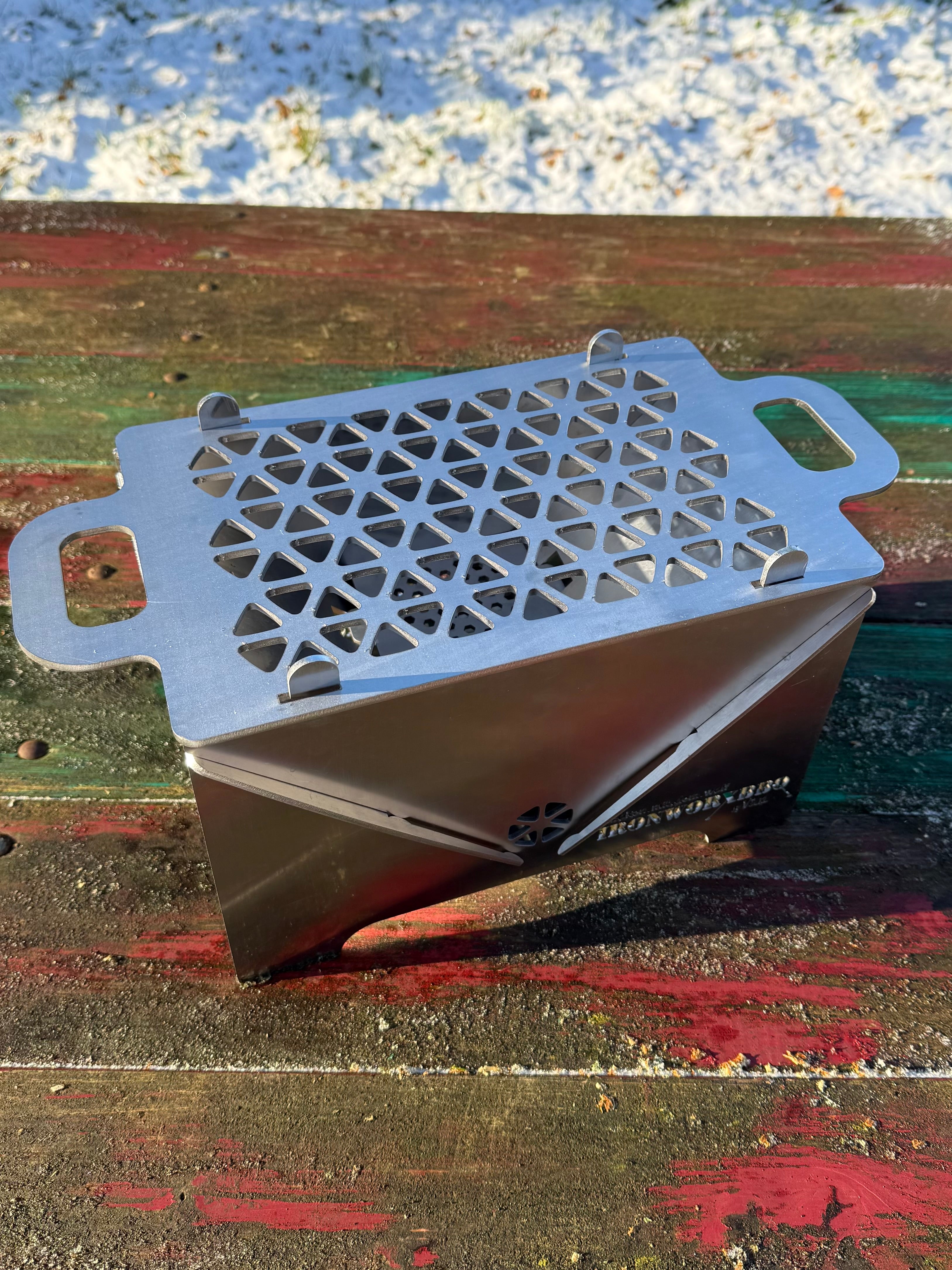 Edelstahl Holzkohlegrill